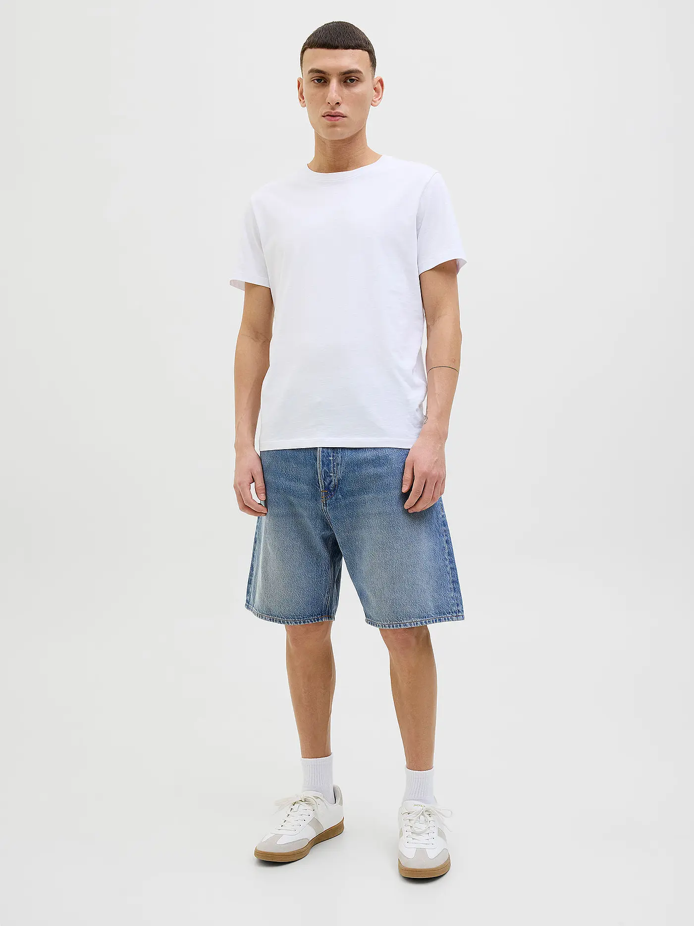 JACK & JONES | Jeansshorts JJITONY | blau
